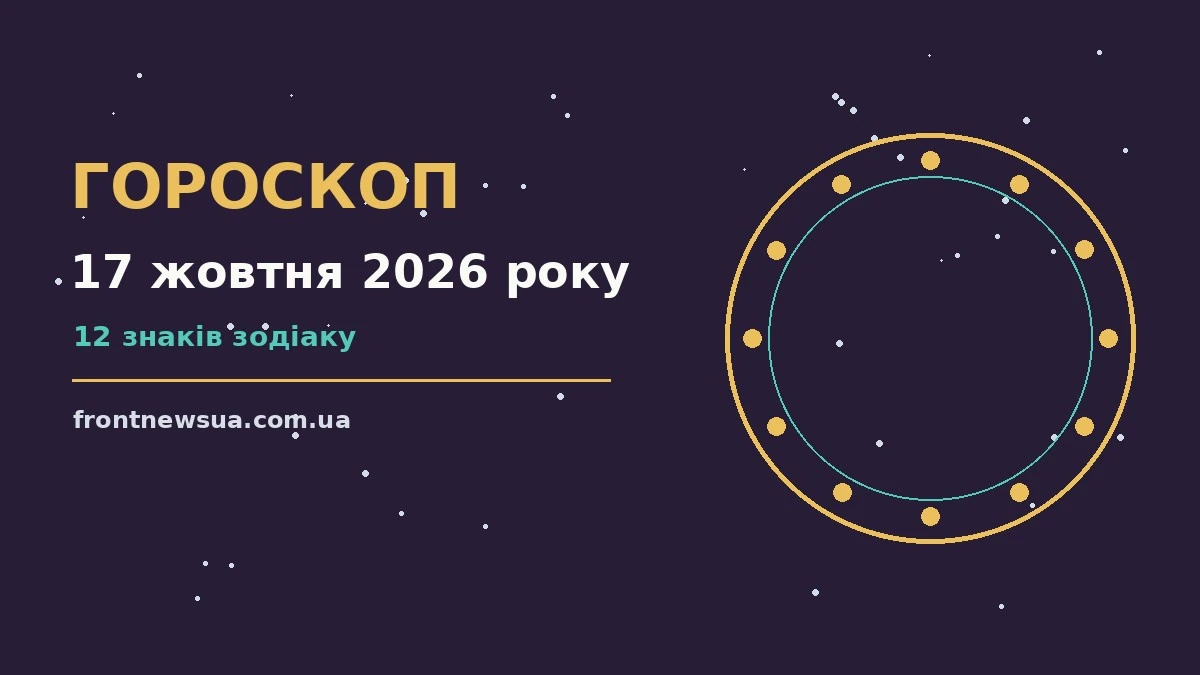 Гороскоп на 17 жовтня 2026 року: настрій і шанси дня про шанси та застереження